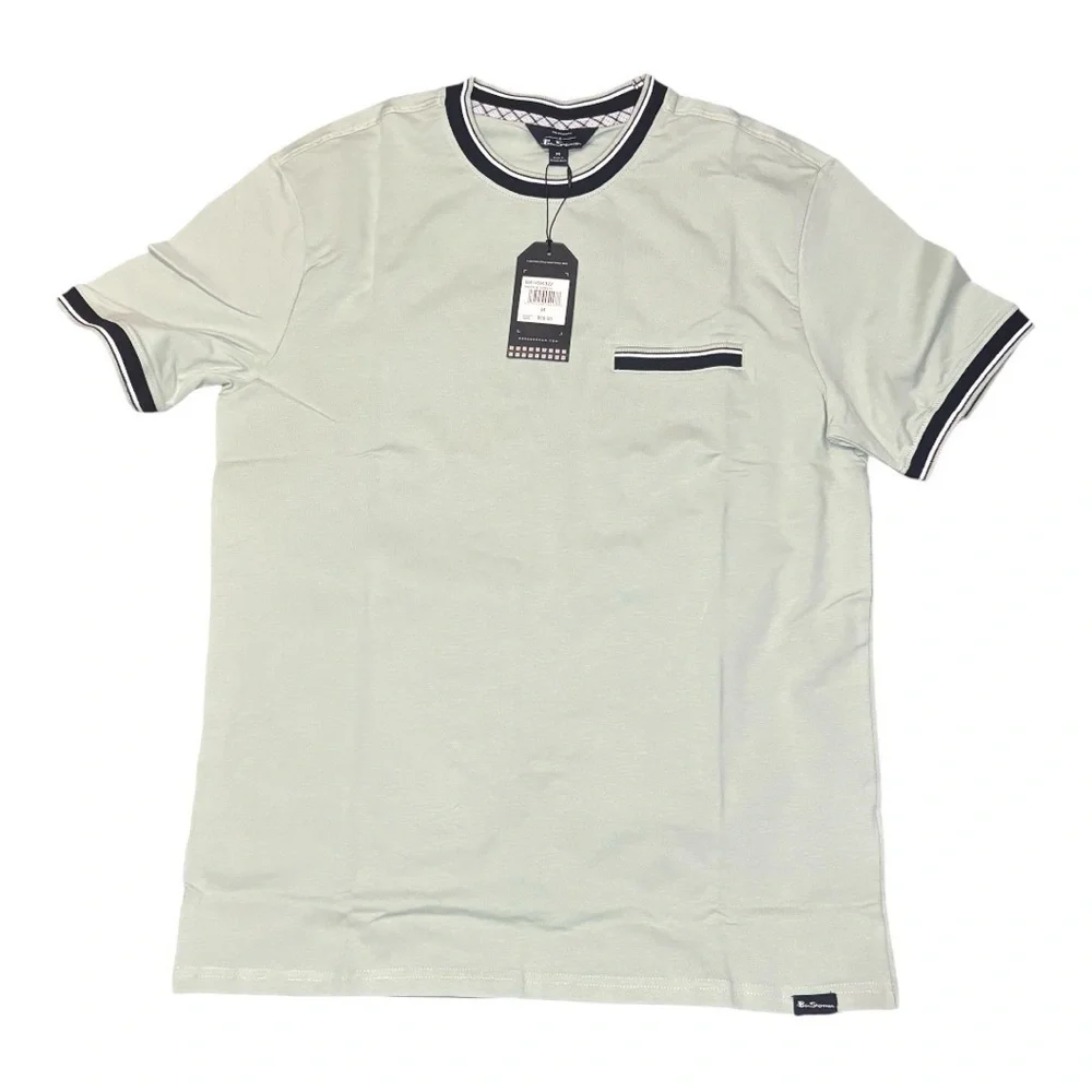 Ben Sherman Short-Sleeve Welt Pocket Ringer Tee size Medium